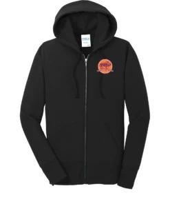 Thanksgiving Elementary Logo Ladies Full Zip Hoodie
