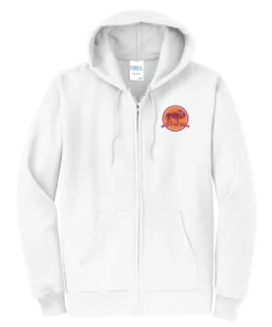 Thanksgiving Elementary Logo Adult Full Zip Hoodie