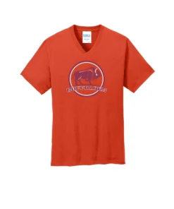 Thanksgiving Elementary Logo Adult V-Neck