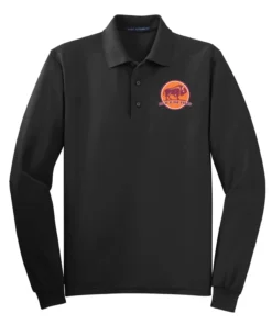 Thanksgiving Elementary Logo Adult Long Sleeve Polo