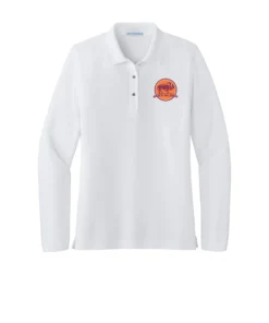 Thanksgiving Elementary Logo Ladies Long Sleeve Polo